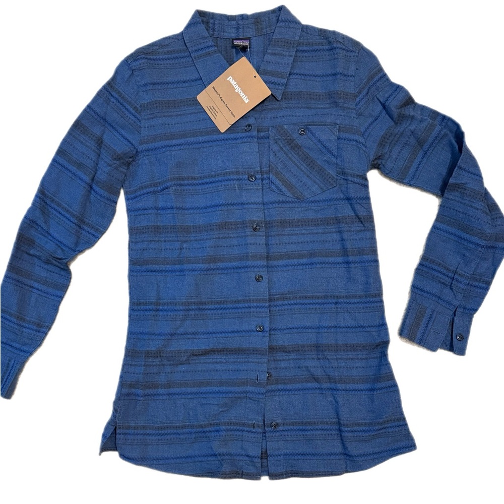 NWT Patagonia women’s xs blue aspen forest tunic